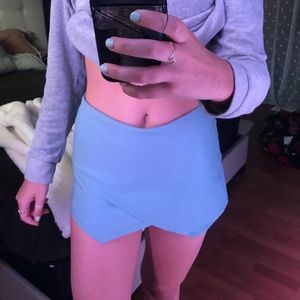 American Threads Baby Blue envelope skirt